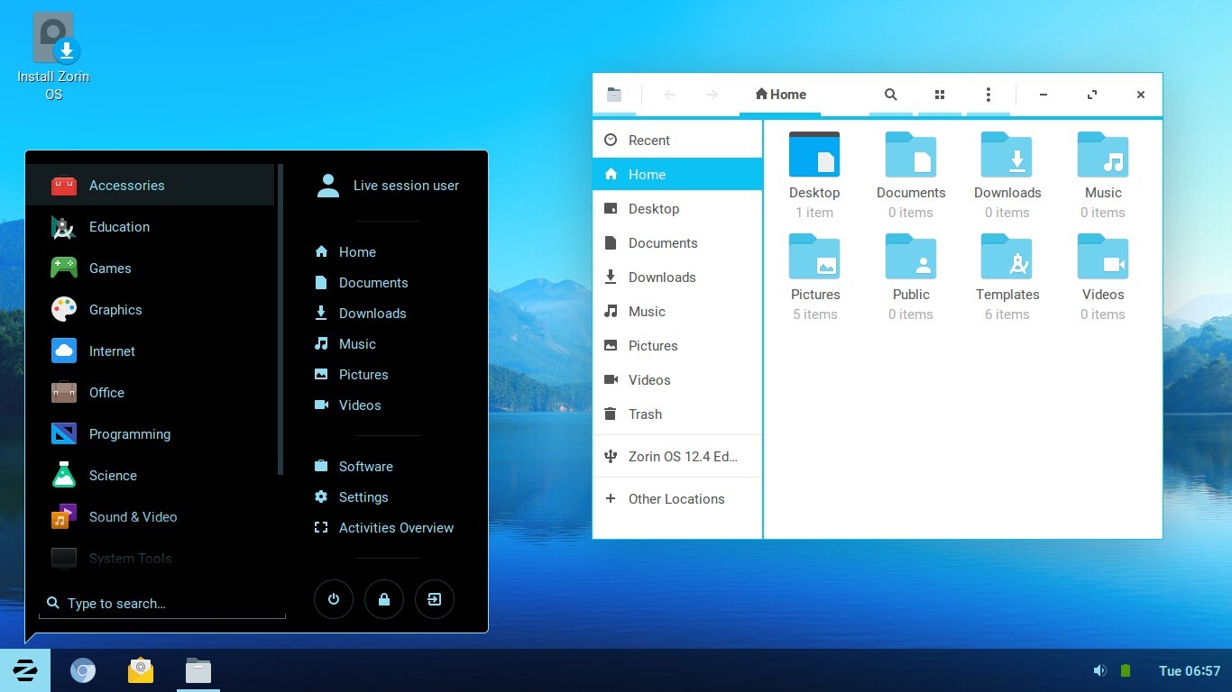 Zorin OS 16.2 Installer/Live DVD Set „Core + Lite ” Smooth Fast Desktop OS