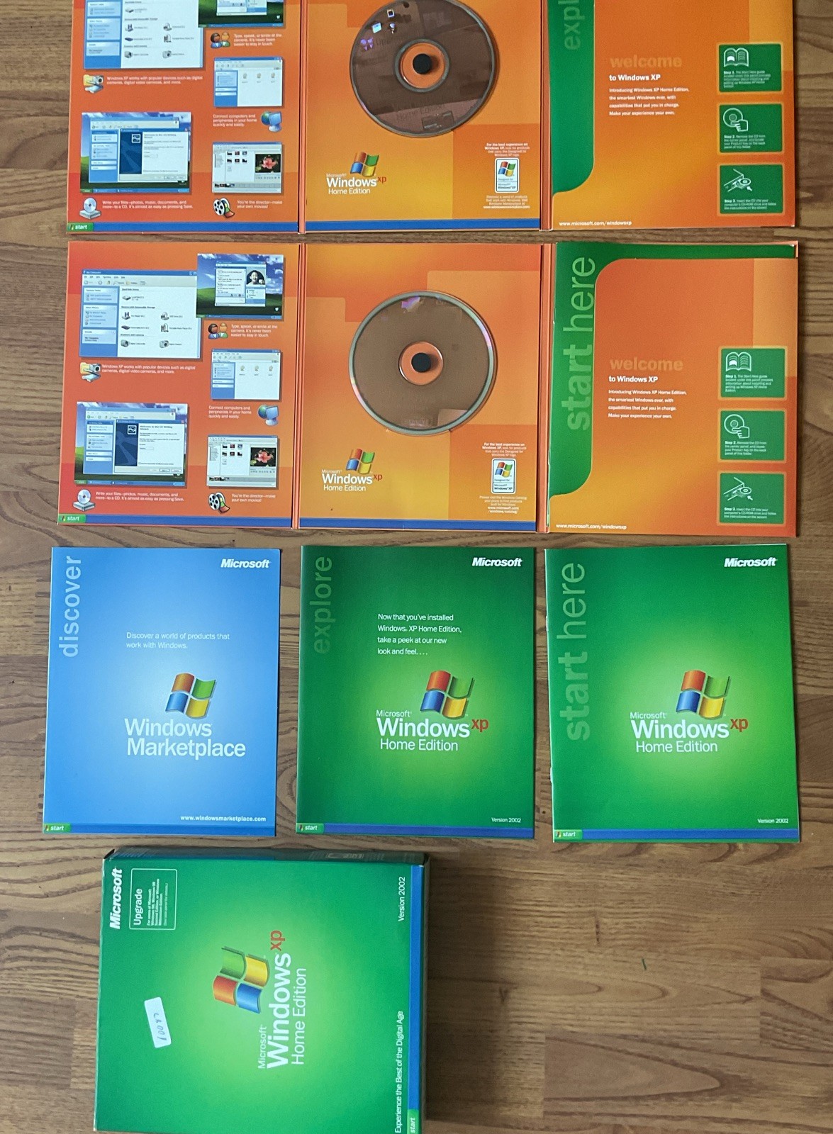 Microsoft Windows XP Home Edition – Upgrade Booklets 2 Disks W/ Keys