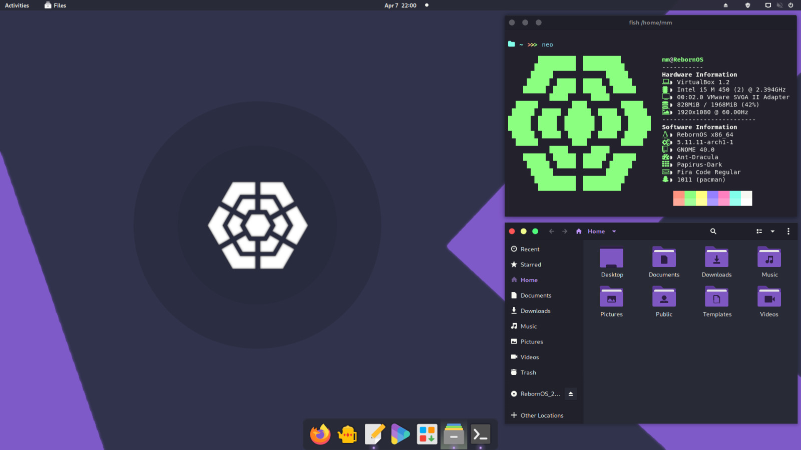RebornOS Linux OS – LATEST VERSION – USB / LIVE DVD MAC, PC