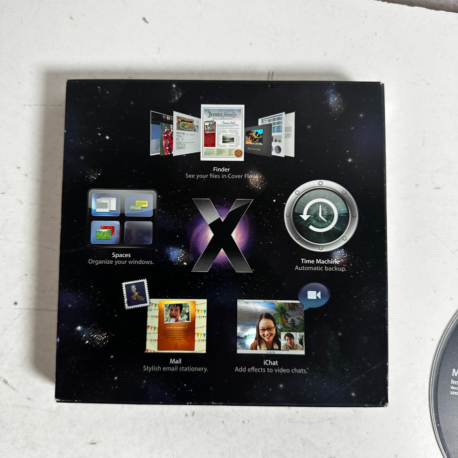Apple MAC OS X Leopard v10.5.1 Install DVD 512 Operating Software with Booklet