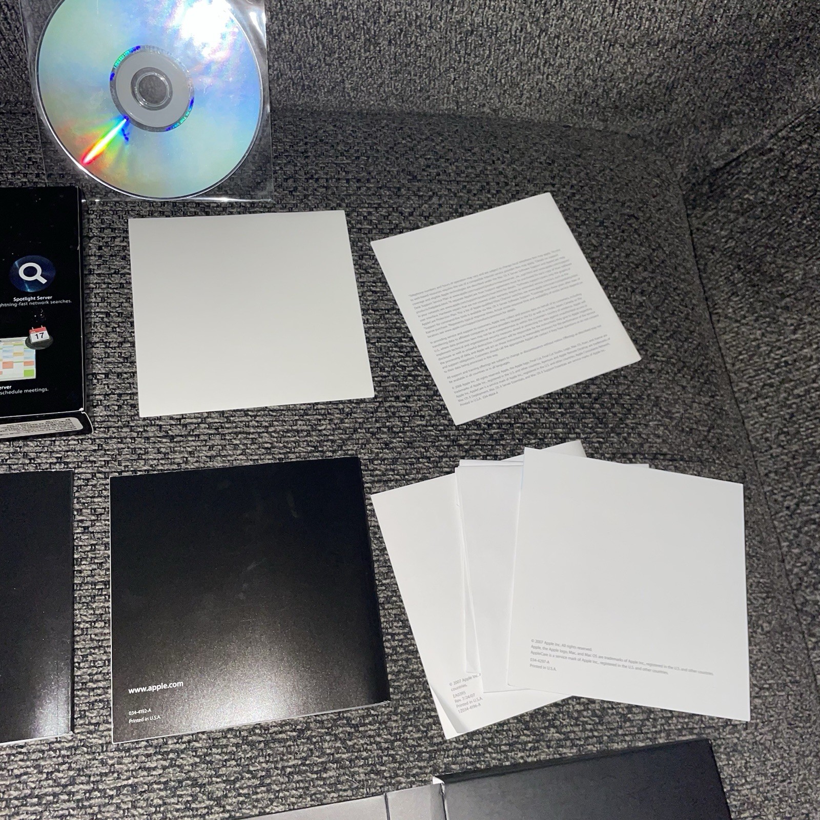 Mac OS X Leopard v10.5.1 Retail Version Install DVD MB427Z/A Sever Purple X
