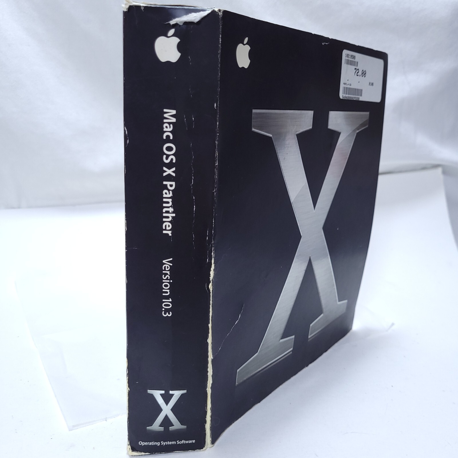 Apple Mac OS X 10.3 Panther Big Retail Box Complete 4 Discs Manuals M9227LL/A
