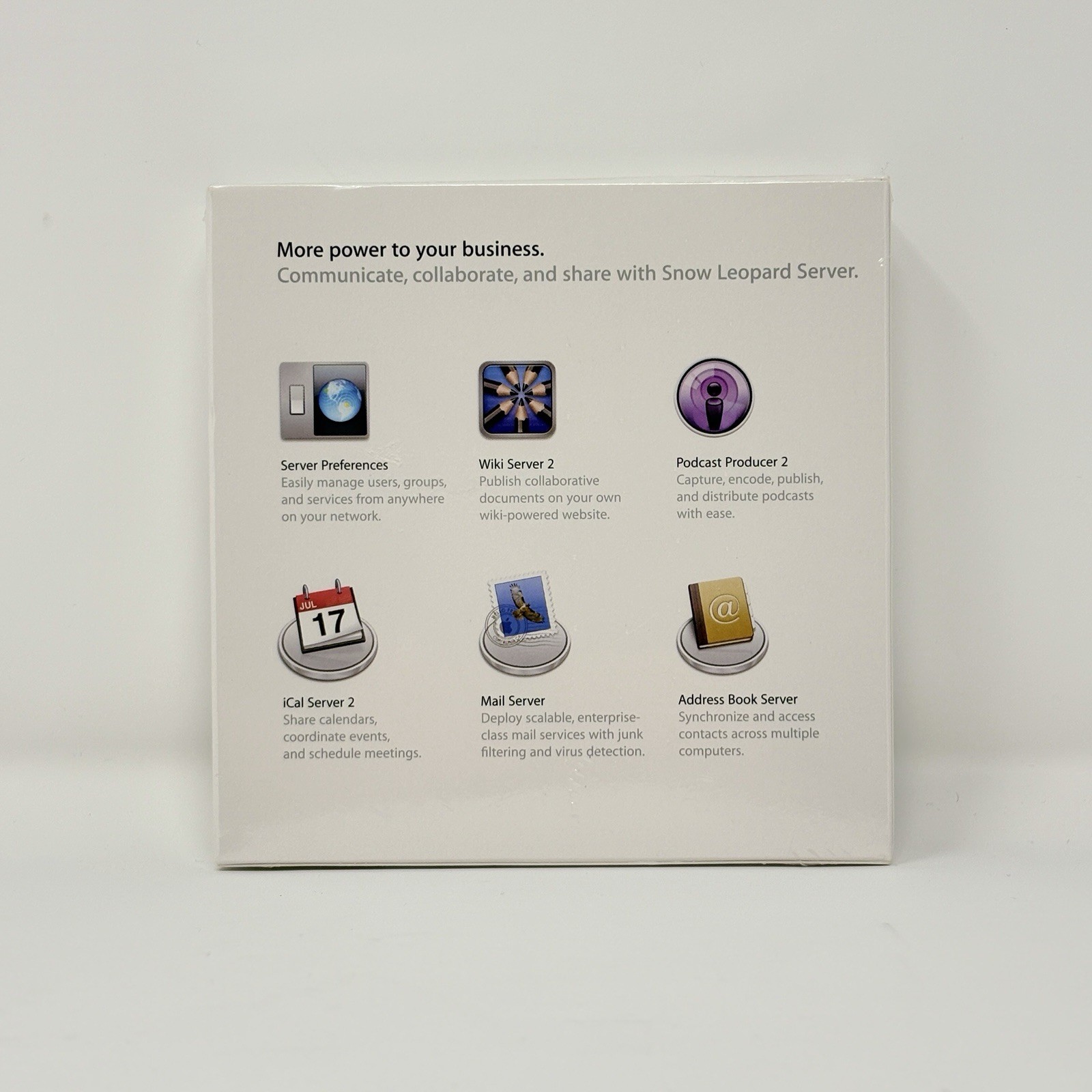 Apple Mac OS X Server v10.6 Snow Leopard Unlimited Client License MC588Z/A