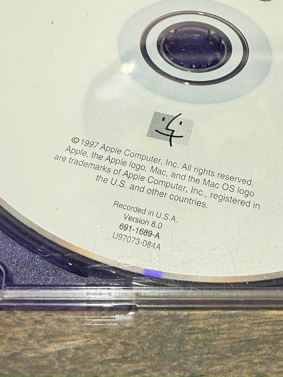 Apple Mac OS 8 Install CD Version 8.0 1997 CD ROM Disc ONLY Operating System