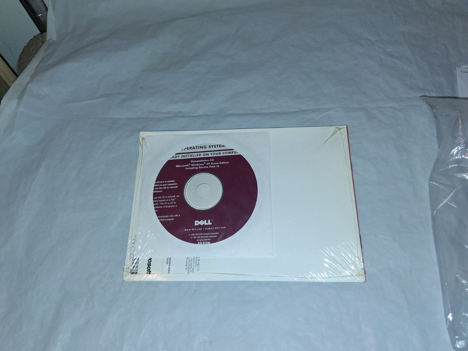 Dell Windows XP HOME SP1a Reinstallation CD – No Product Key Service Pack 1a