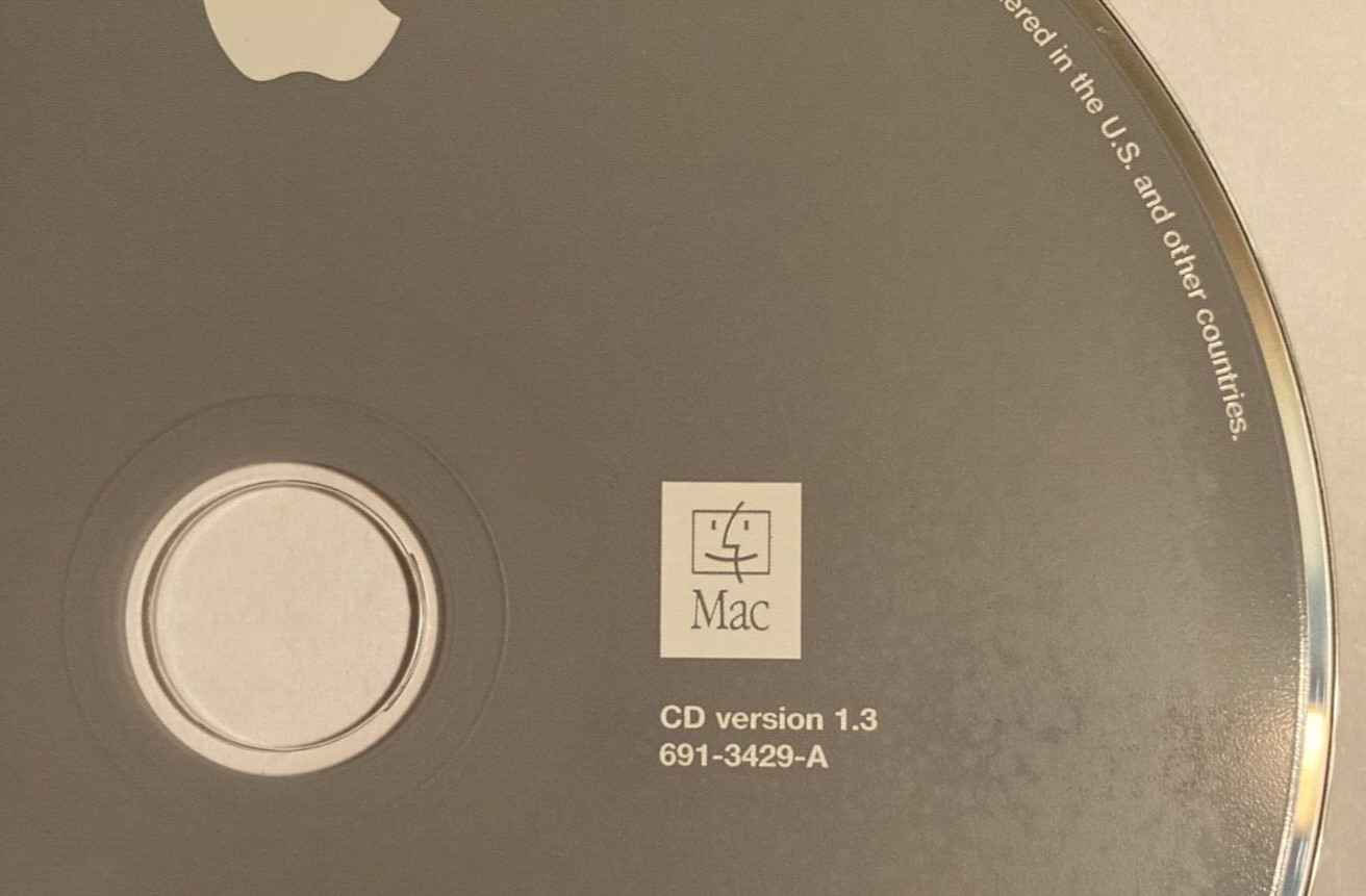 Apple Mac OS iBook Applications CD Installer 691-3429-A version 1.3 / 2002
