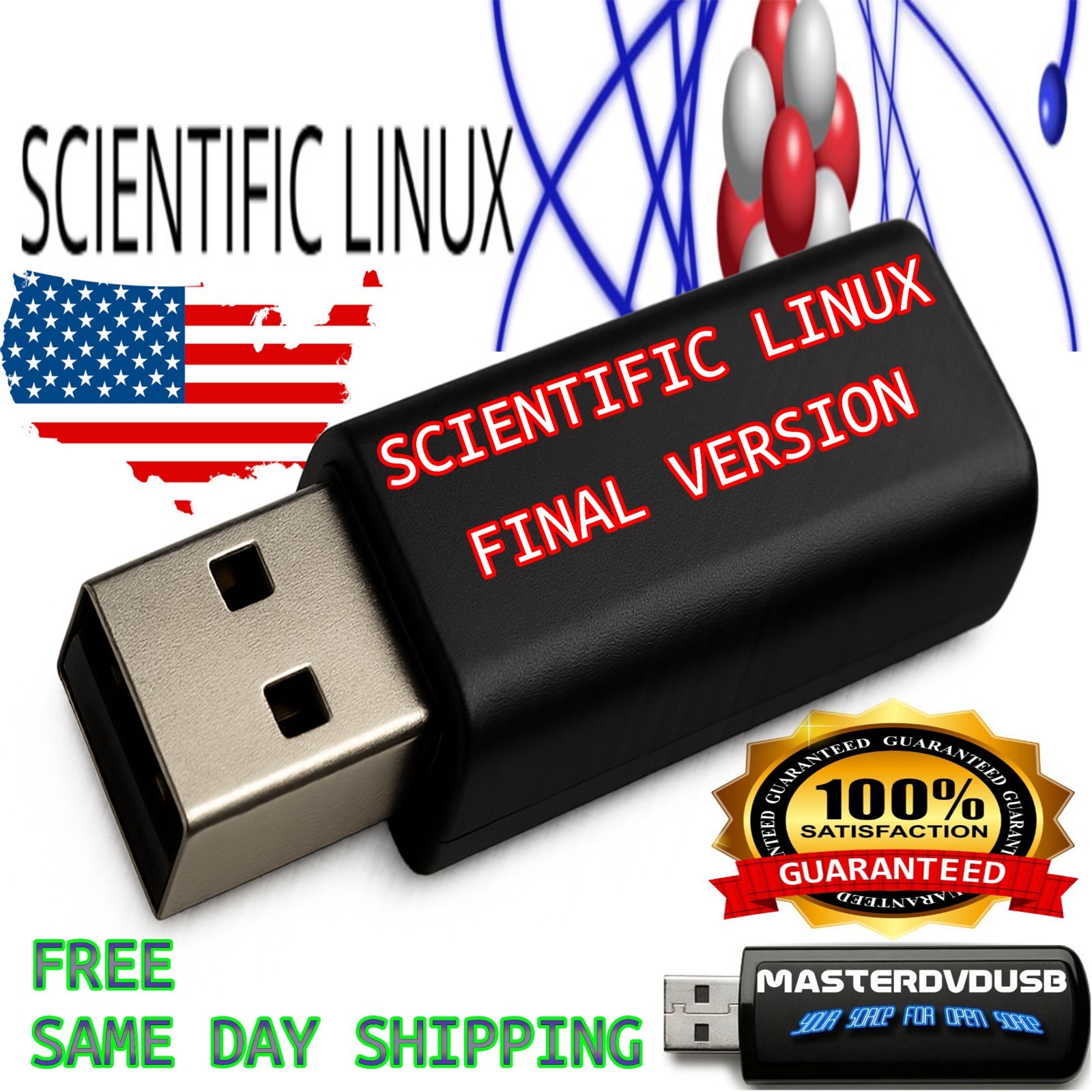Scientific Linux 64‑Bit Bootable USB Installer Enterprise‑Grade OS for Reseach