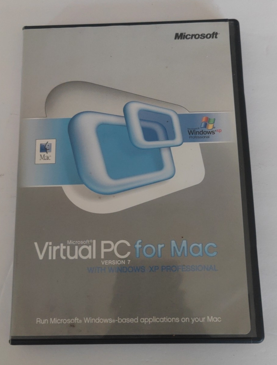 Microsoft Virtual PC For Mac Version 7 w/ Windows XP Professional CDs + Manuals