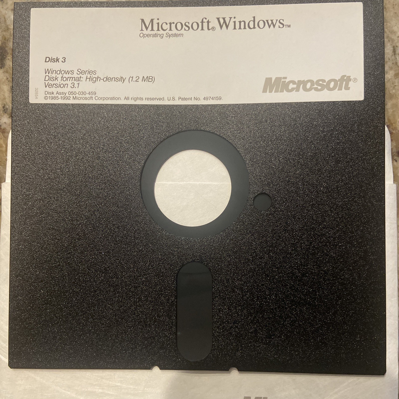 Microsoft Windows Operating System Vintage V 3.1 Floppy Disc Set (1-7) 5.25 Inch