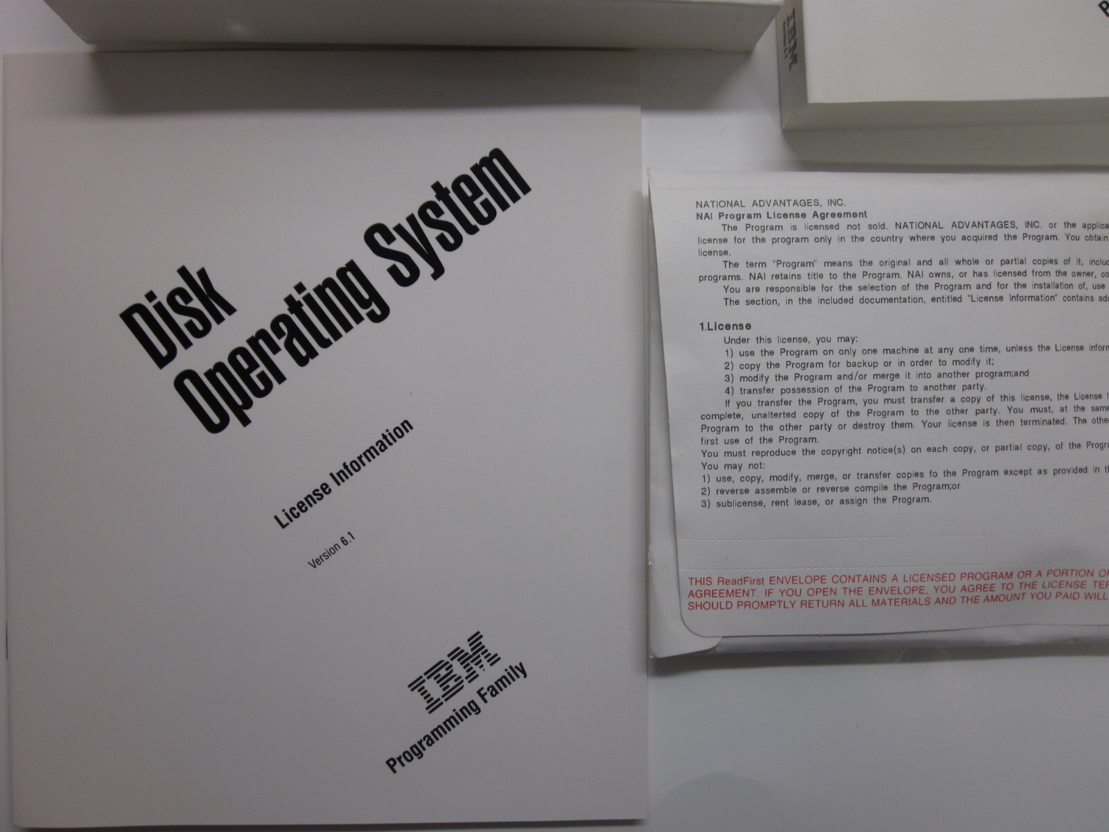 PC DOS OEM Version 6.1 3.5″ Floppy Disks