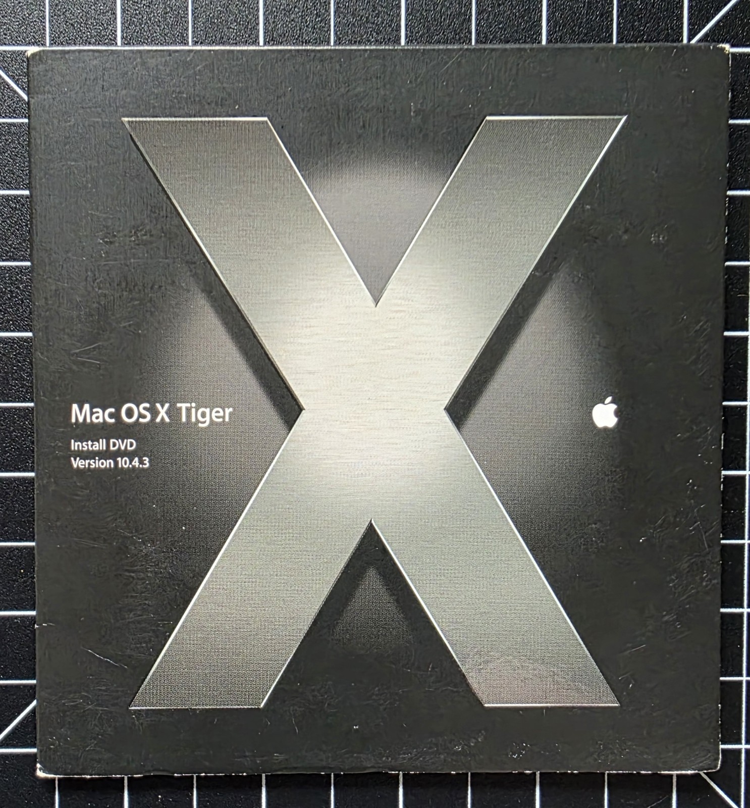 Vintage Apple Mac OS X Tiger 10.4.3 Install DVD Macintosh Software PowerPC