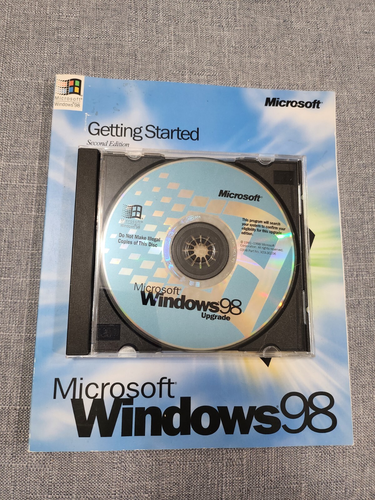 Microsoft Windows 98 Upgrade with Product Key