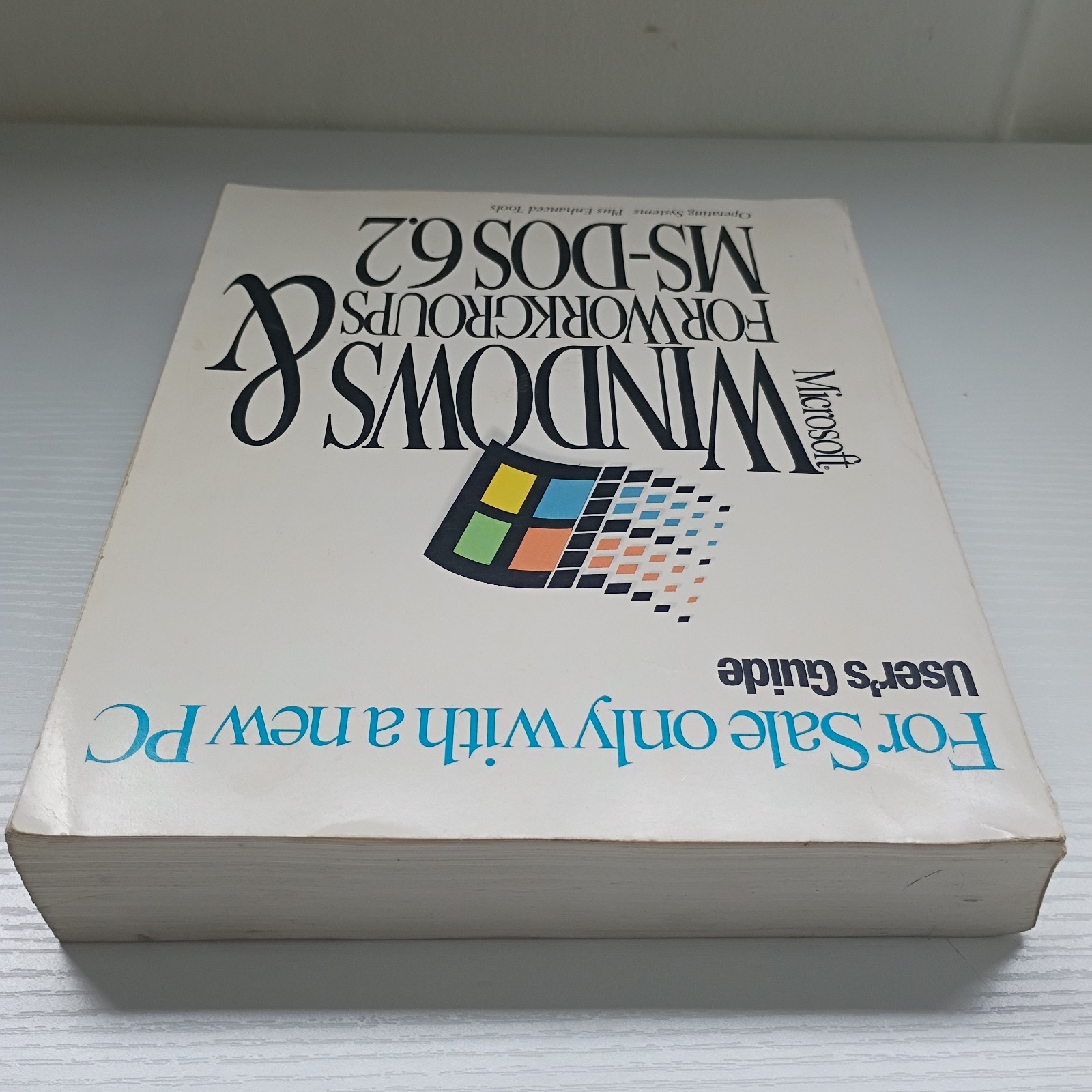 Microsoft Windows For Workgroups & MS-DOS 6.2 Users Guide Manual Vtg