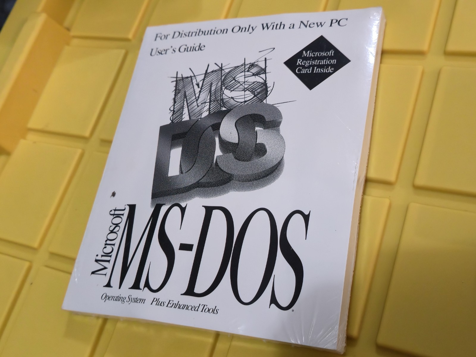 Vintage Microsoft MS-DOS Plus Enhanced Tools w/ Software – New Sealed