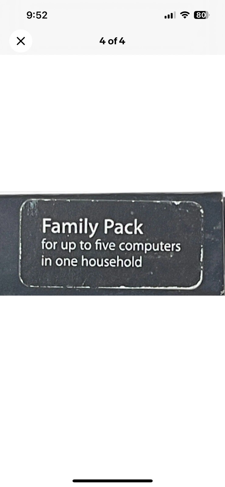 Apple Mac OS X v10.5 Leopard Operating System Software – Family Pack (MB428Z/A)