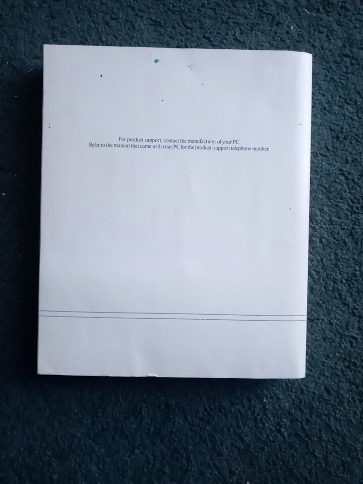 Early Vintage Microsoft Windows For Workgroups & MS-DOS Book Printed USA in 1994