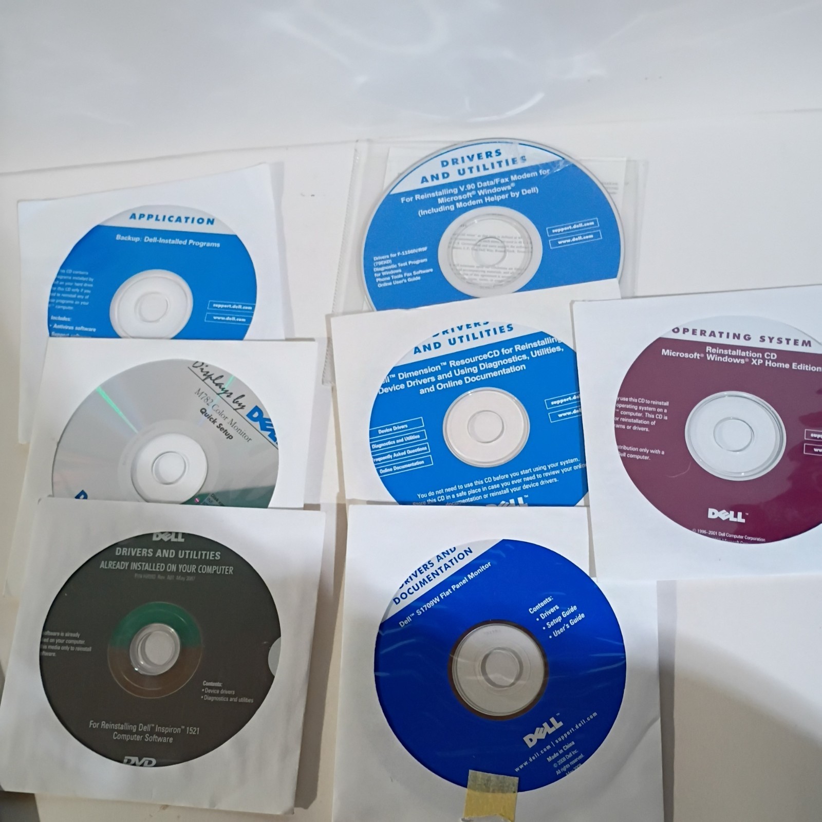 Dell Windows XP home edition operating system lot