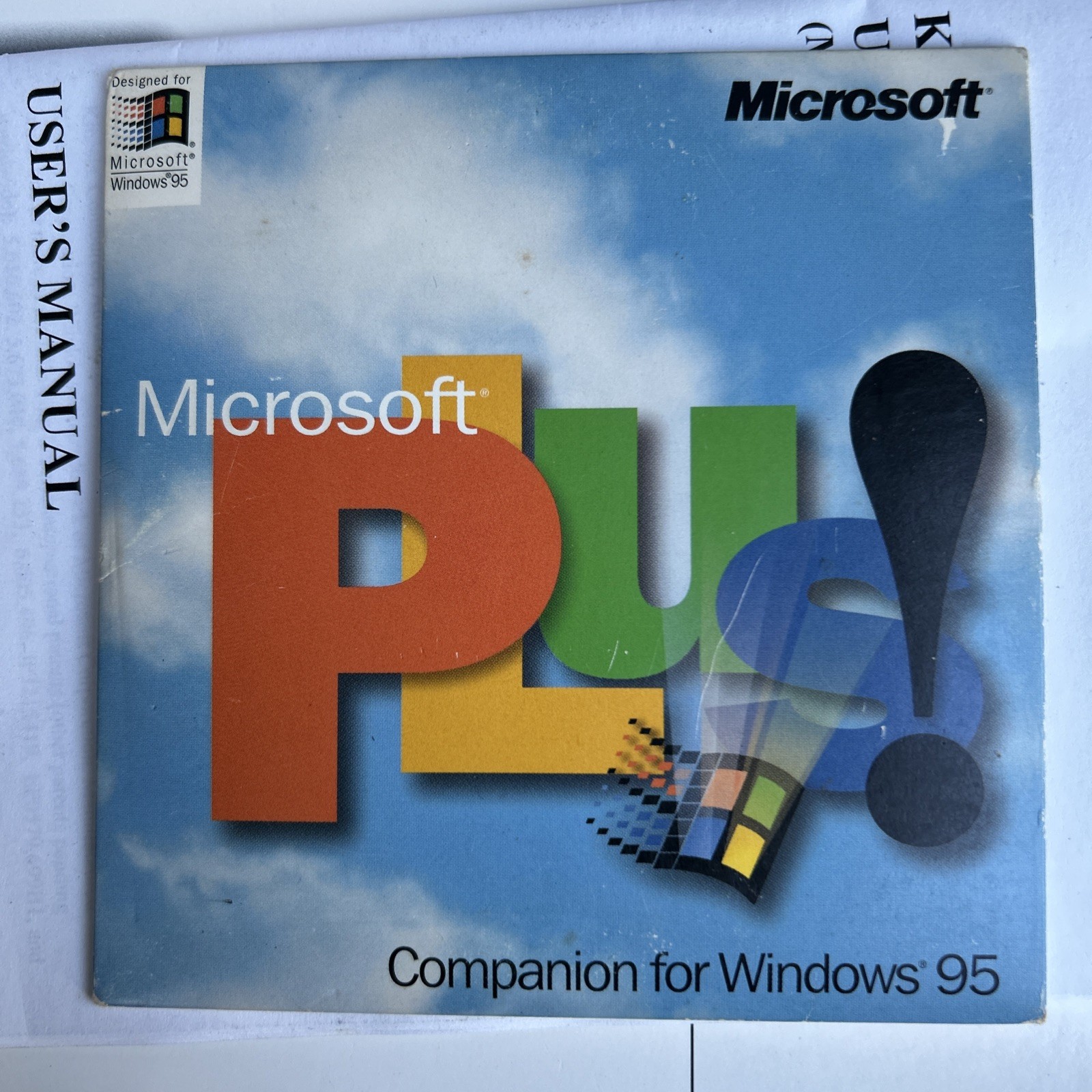Microsoft Plus! Companion for Windows 95 CD w/ Key – Vintage Software