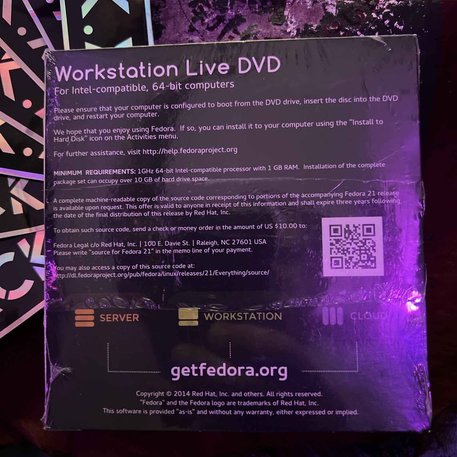 Fedora Workstation 21 Live DVD 64 Bit