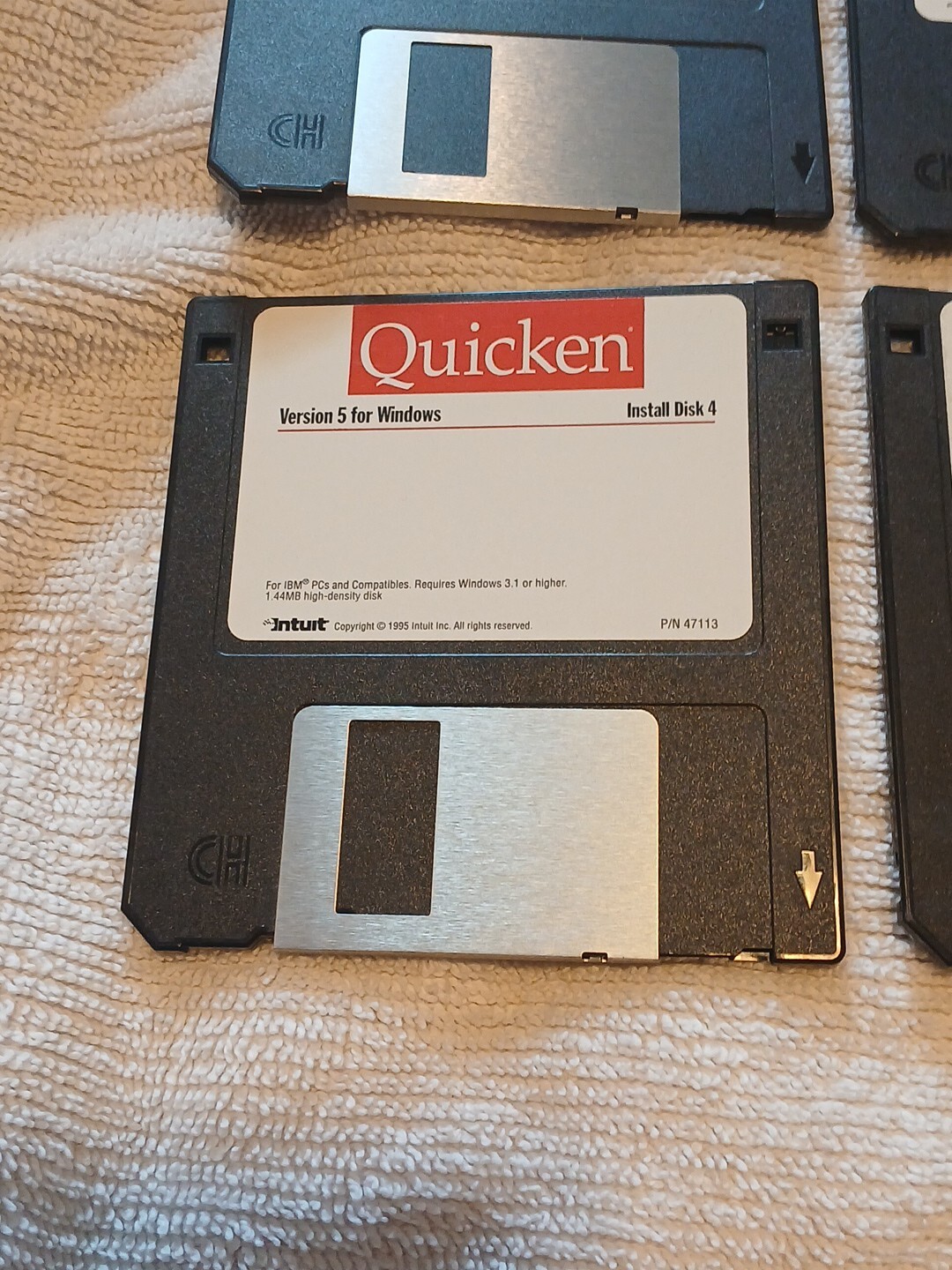Vintage Quicken Deluxe For Windows 3.5 Floppy Disks Random Disk Lot Of 8
