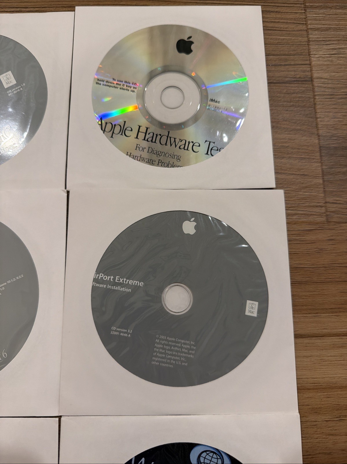 Apple iMac OS X Install Disks 10.1.2 + Applications + iMac Software Restore