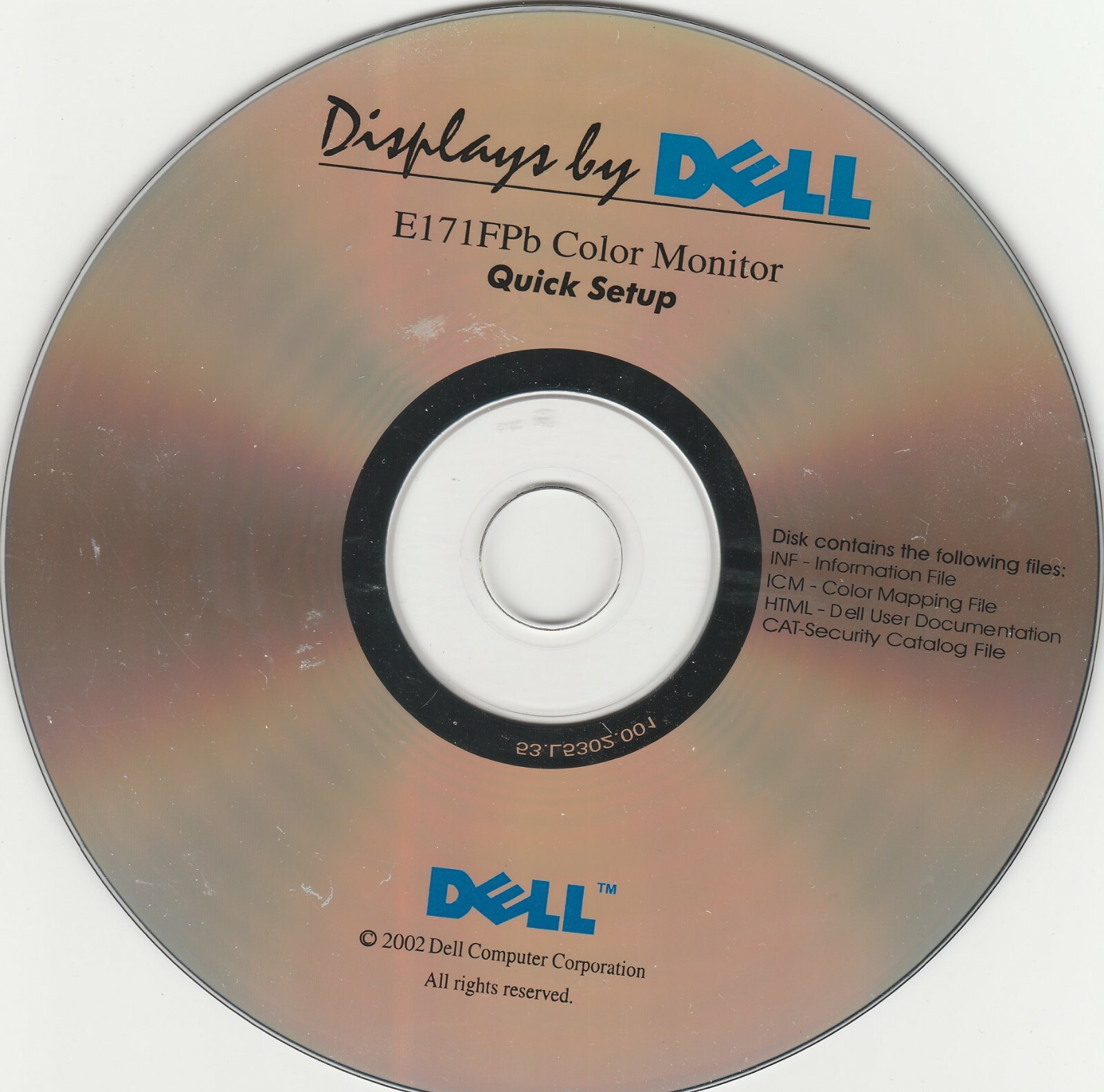 iTouch 1.8 MouseWare 9.4 ~ Dell by Logitech ~ Windows Me, 2000, XP ~ 2001 ~ CD-R