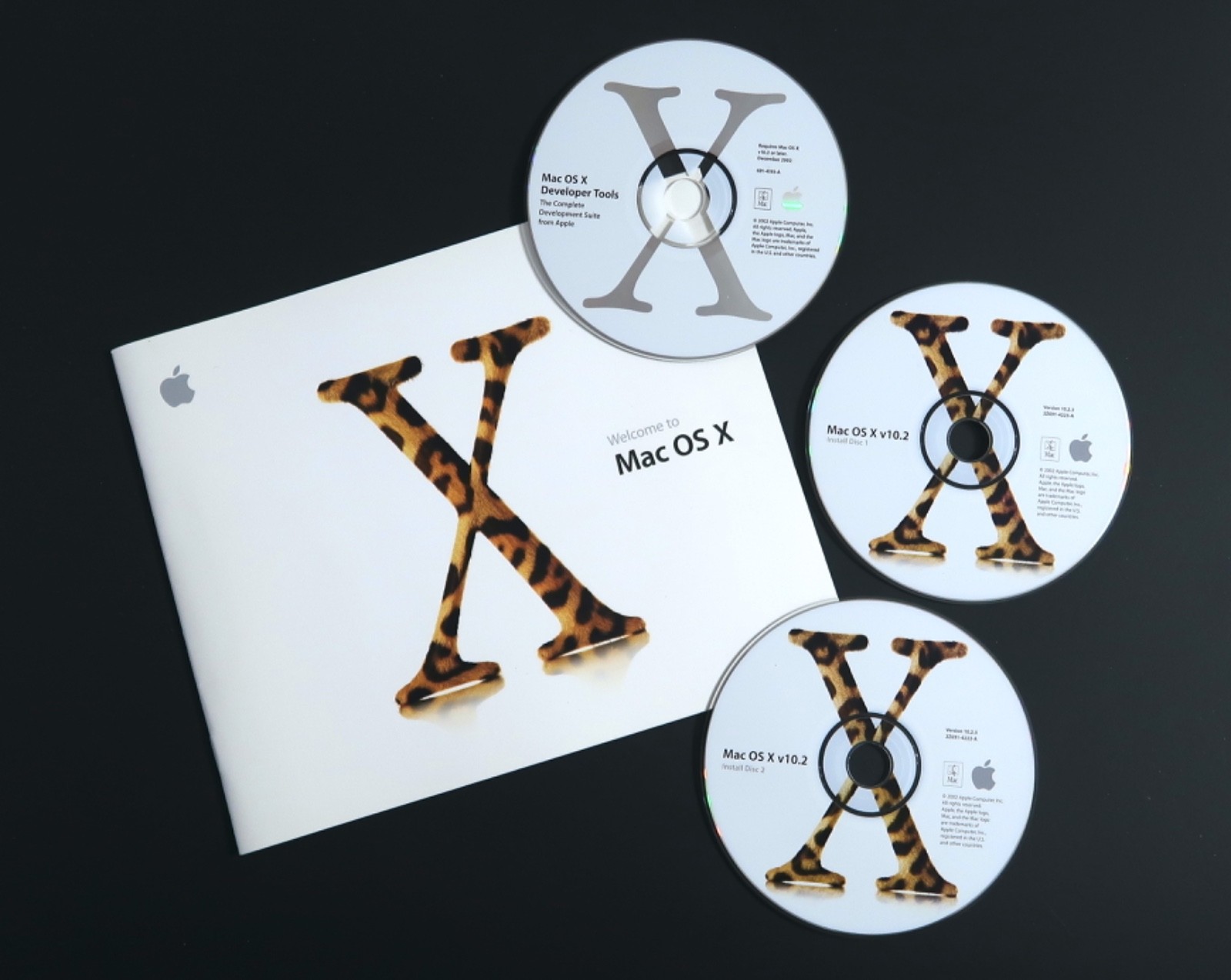 APPLE Mac OS X v10.2 Install CDs Developer Tools & Manual