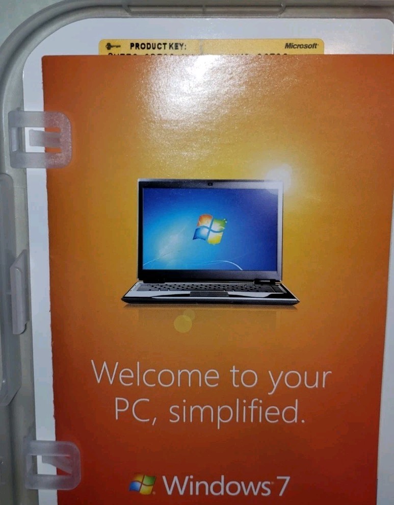 Windows 7 Professional Upgrade FQC-00130 (only 1 Disc 32 Bit) With KEY