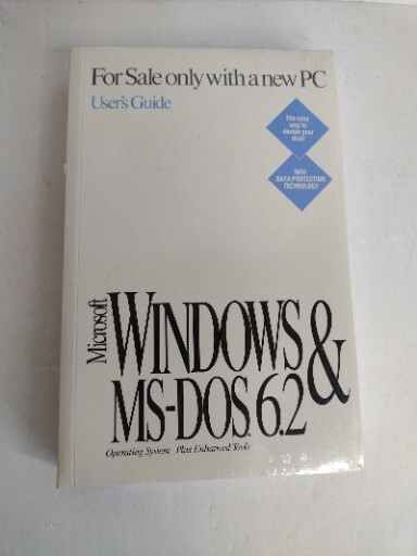 Microsoft MS-DOS 6.2 Operating System User’s Guide Original Factory Sealed