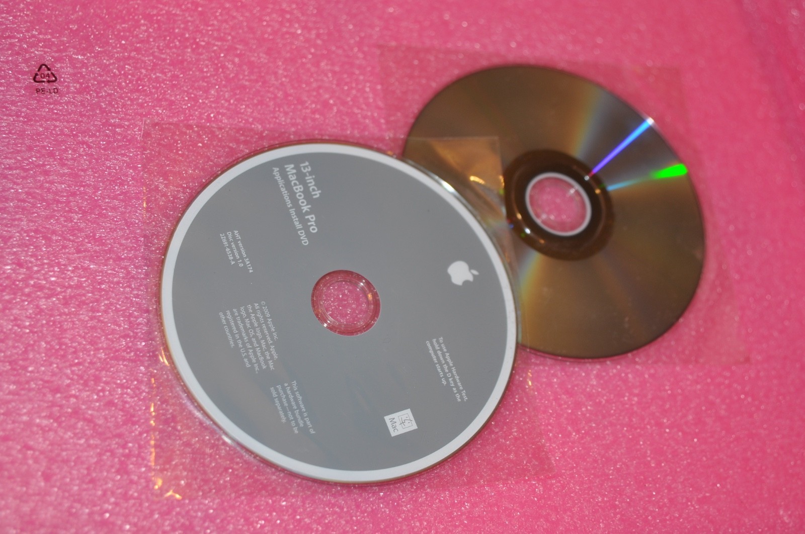 NEW MacBook Pro 13 original DVD not burnt OS X 10.6.x Snow Leopard Application