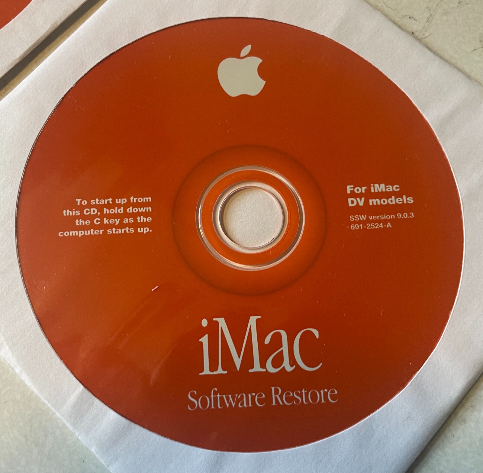 Vintage Apple iMac DV Software Package, Software Install & Restore CDs, More