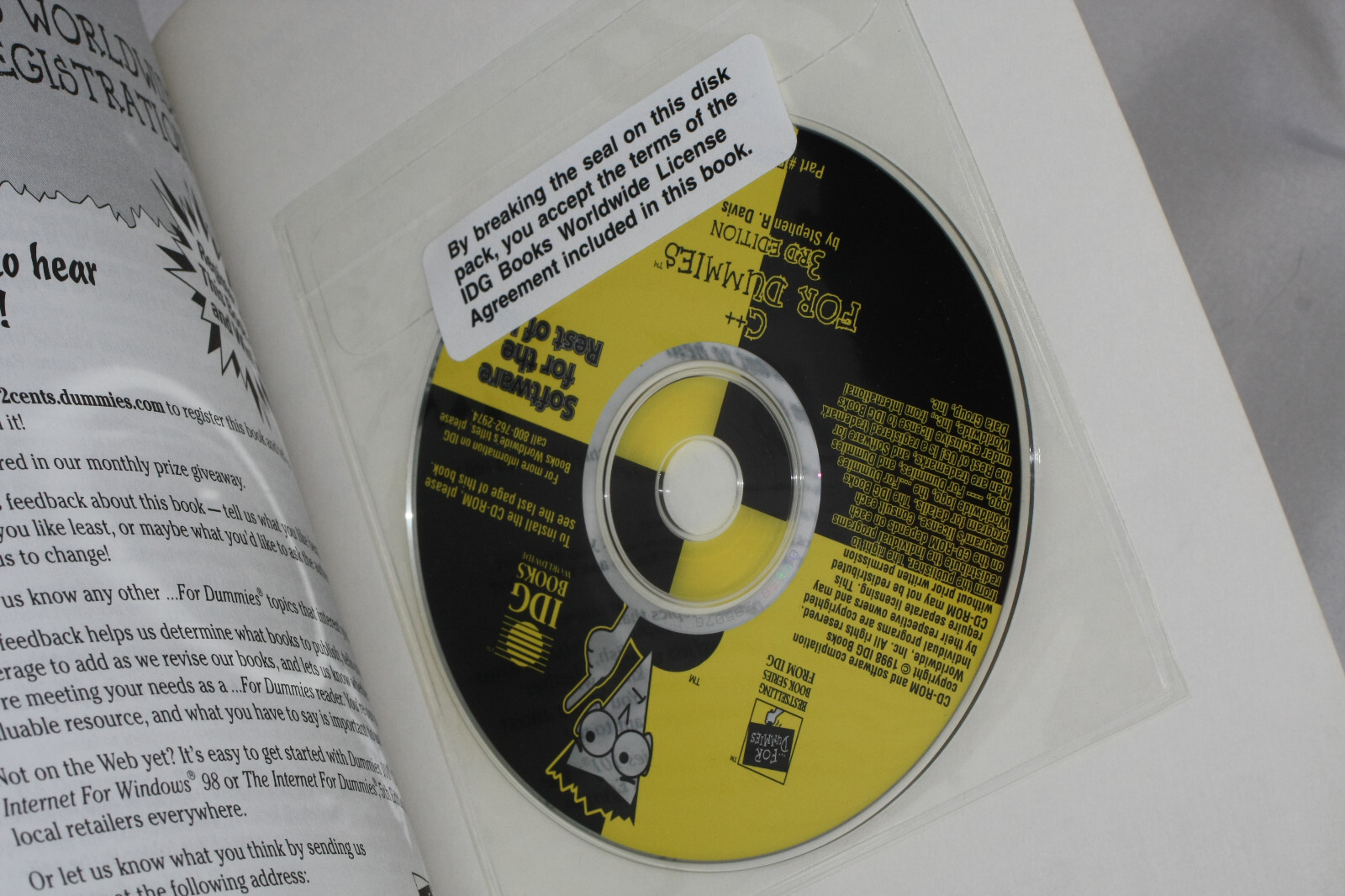 C++ For Dummies Deluxe Compiler Kit Microsoft Visual C++ 6 Introductory Edition