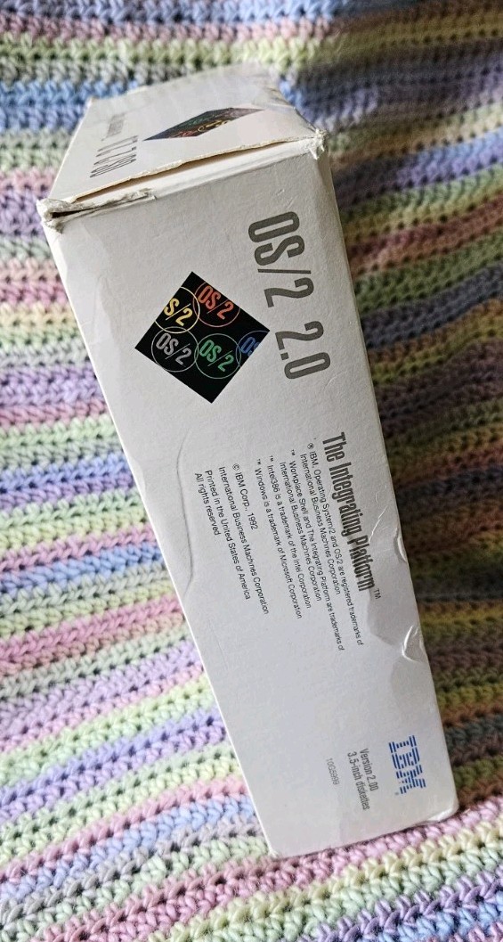 Vintage IBM OS/2 2.0 Full Version 3.5″ in Original Box