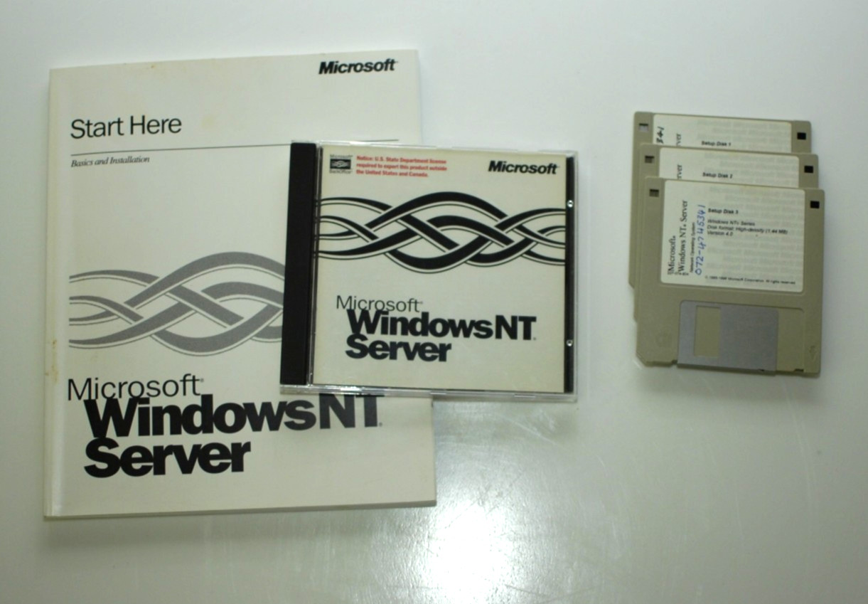 Windows NT Server 4.0 Upgrade with 10 CALs on CD-ROM and Floppy Disk Boxed!