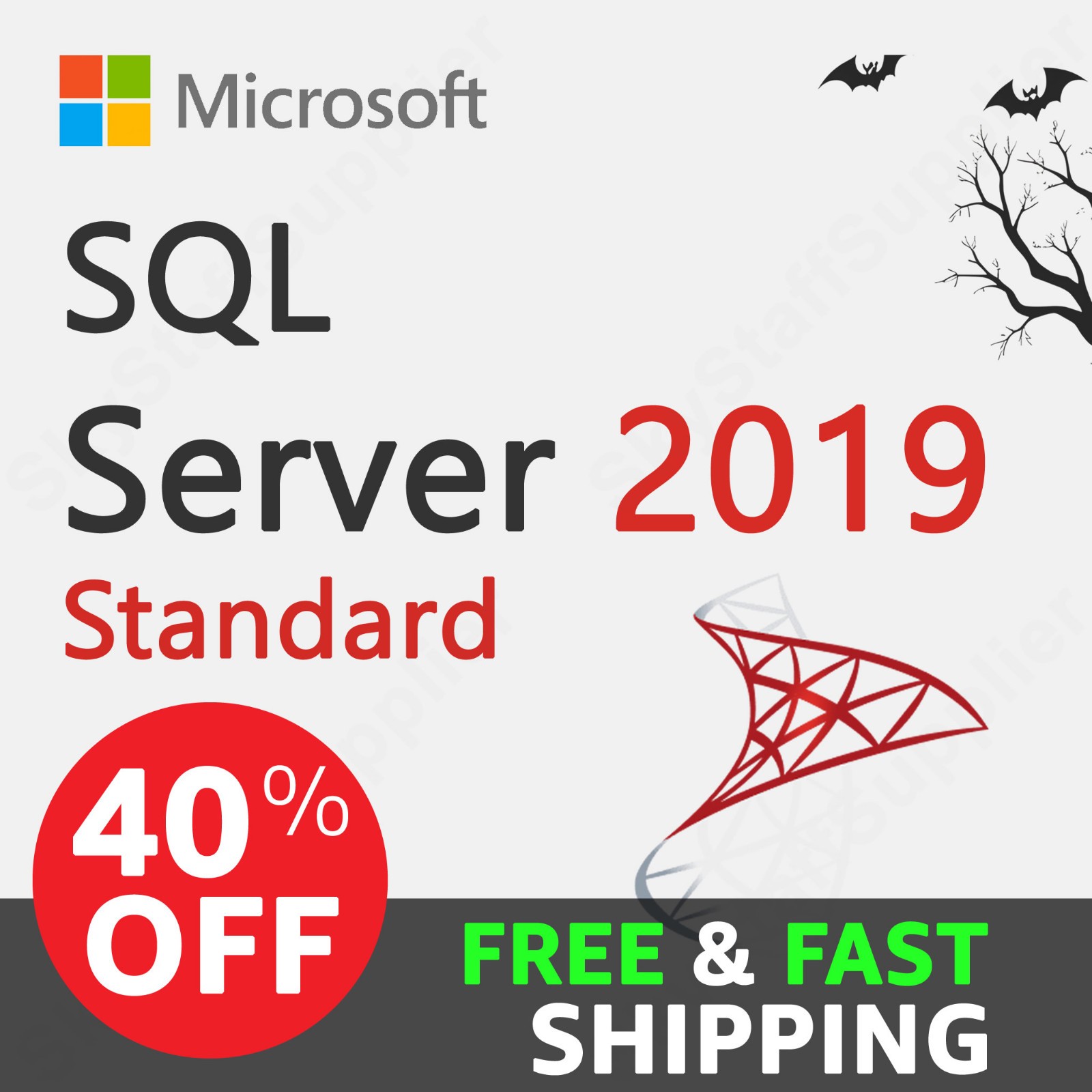Microsoft SQL Server 2019 STANDARD 24 Cores License Key + 25 Access CALs