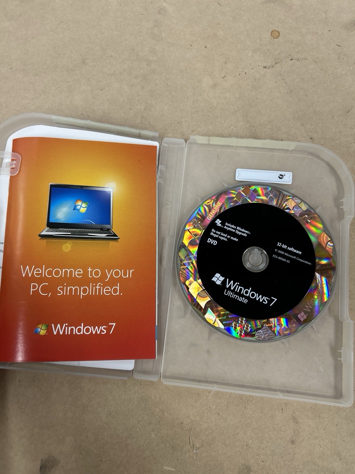 Microsoft Windows 7 Ultimate 32 64 Bit DVD English US With Key