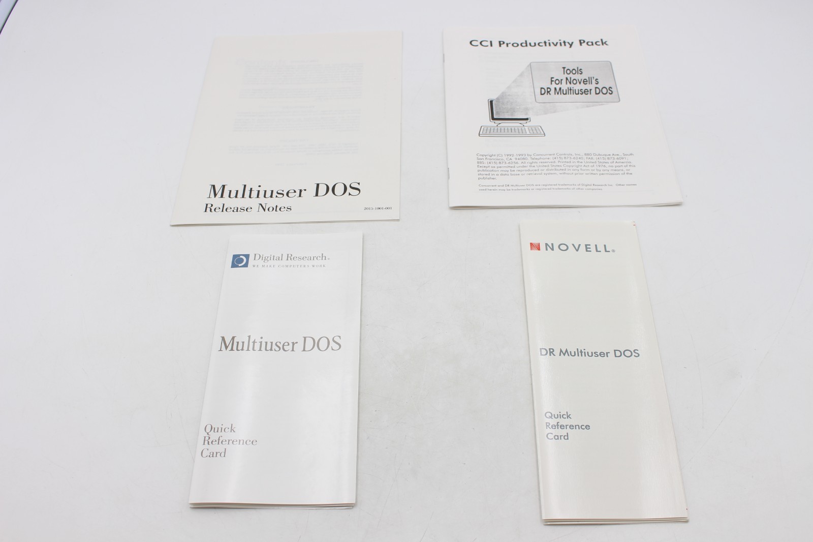 DR DOS OPERATING SYSTEM OS Digital Research V5 MANUALS ONLY Rare RETAIL BIG BOX