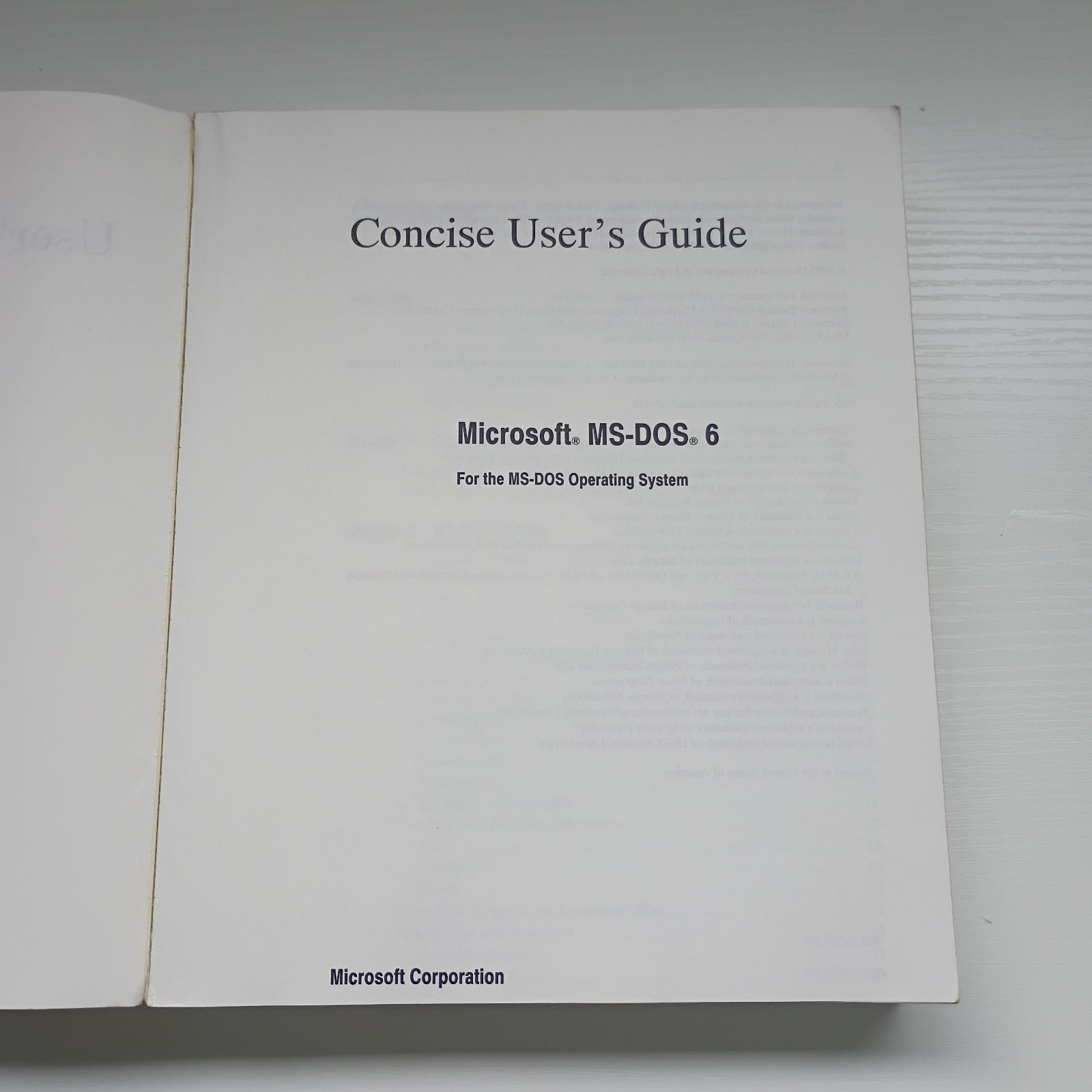 Microsoft Windows For Workgroups & MS-DOS 6.2 Users Guide Manual Vtg