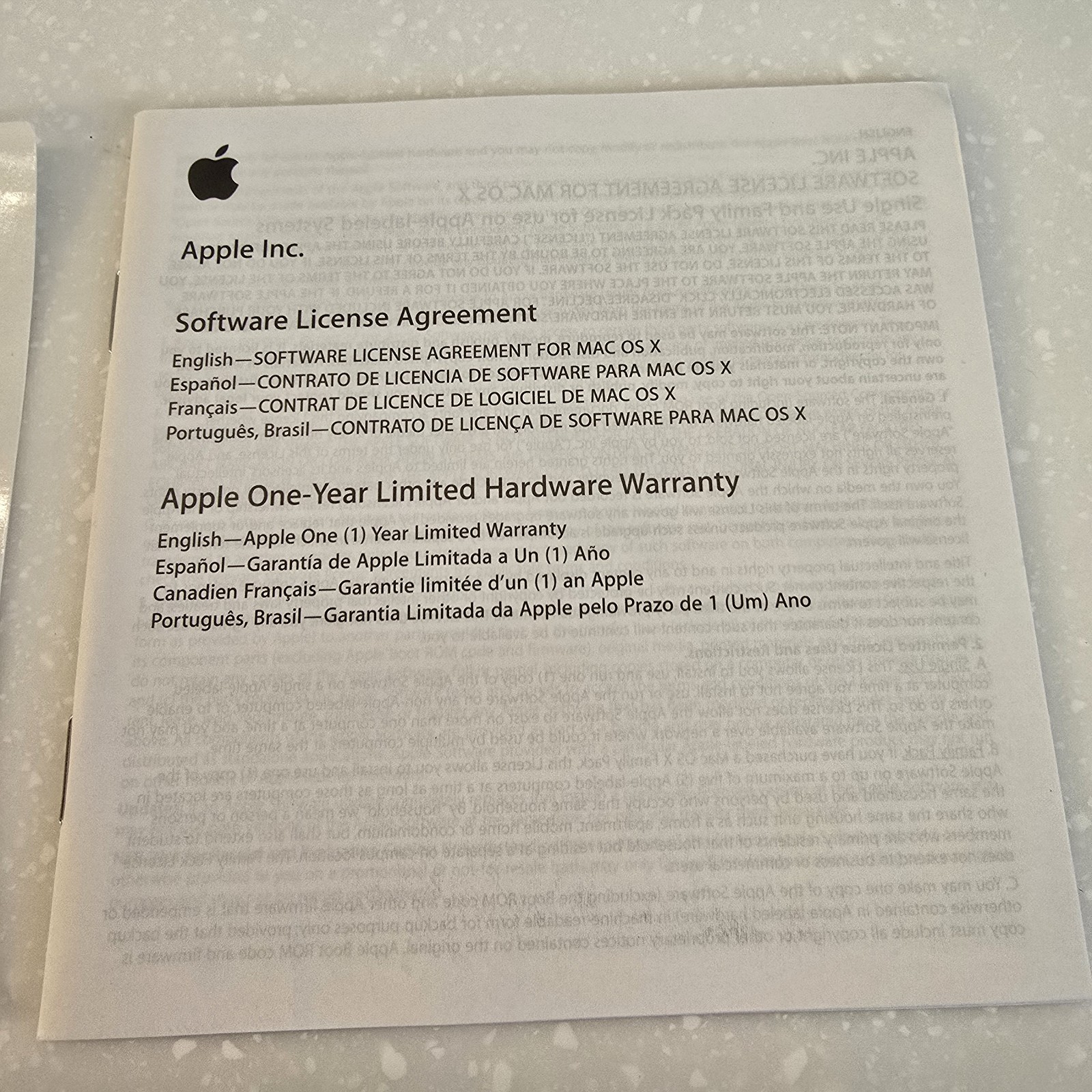MacBook Pro OS X Install Disc 1 & 2 Version 10.5.2 2008 OEM