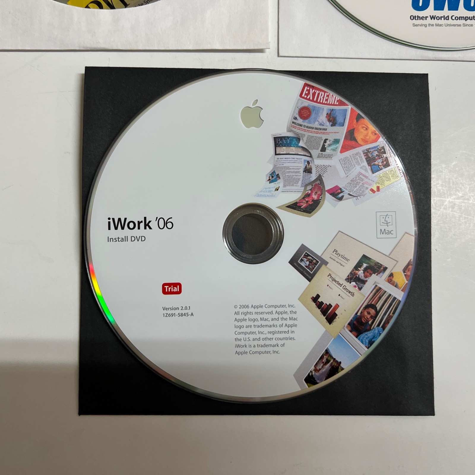 iWork 06 / Adobe Photoshop Deluxe / OWC 3 Disc Lot / Macintosh Computer Software