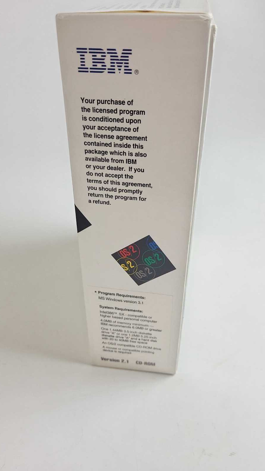 IBM OS/2 Version 2.1 For Windows IBM Video Technology Software