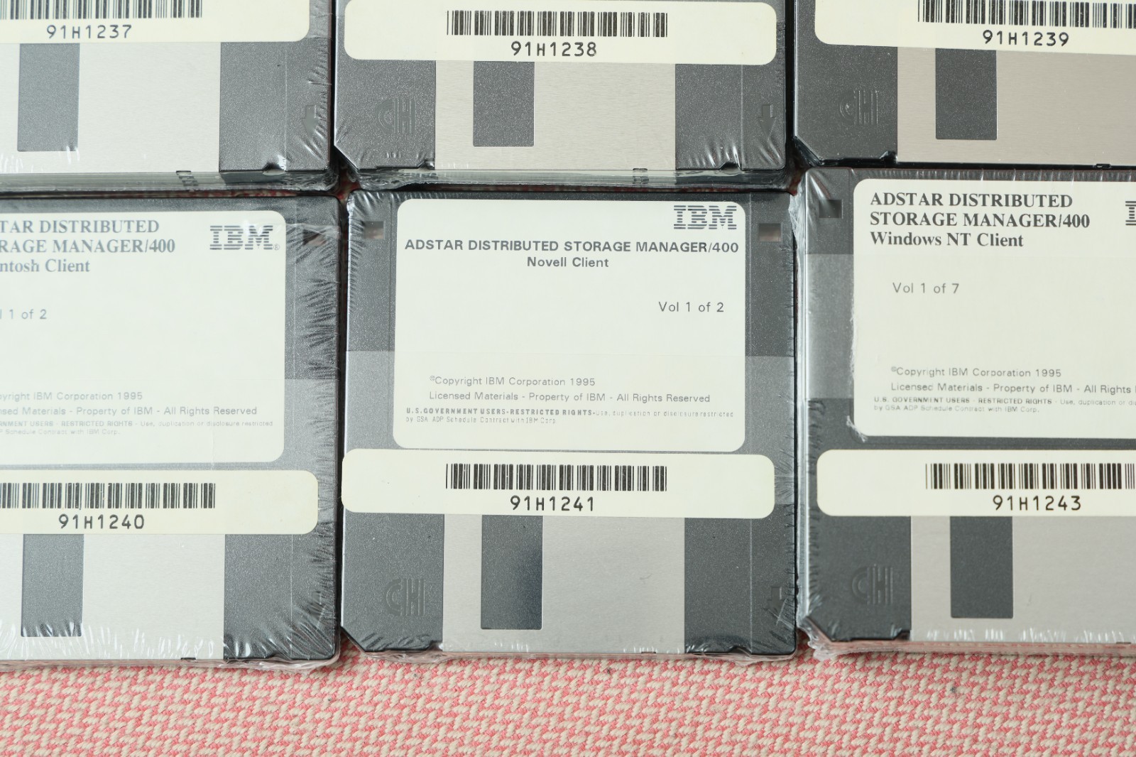 IBM ADSM/400 Adstar Distributed Storage Management / 400 Client DOS Mac Windows