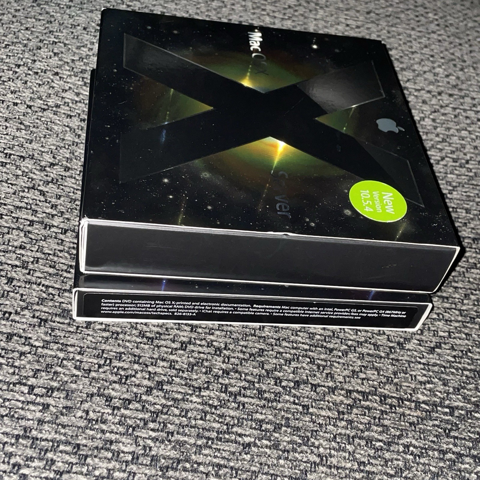 Mac OS X Leopard v10.5.1 Retail Version Install DVD MB427Z/A Sever Purple X