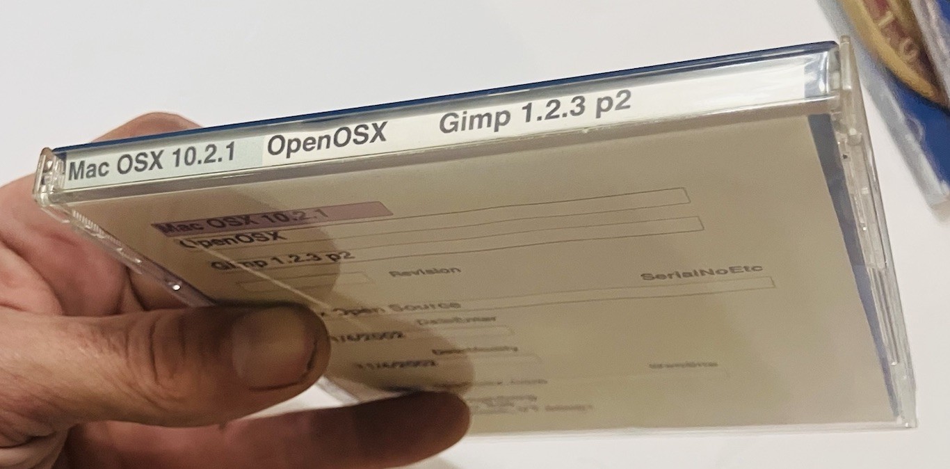 OpenOSX Mac OS X Installer 3 Disc Lot Office GIMP OpenWeb Vintage