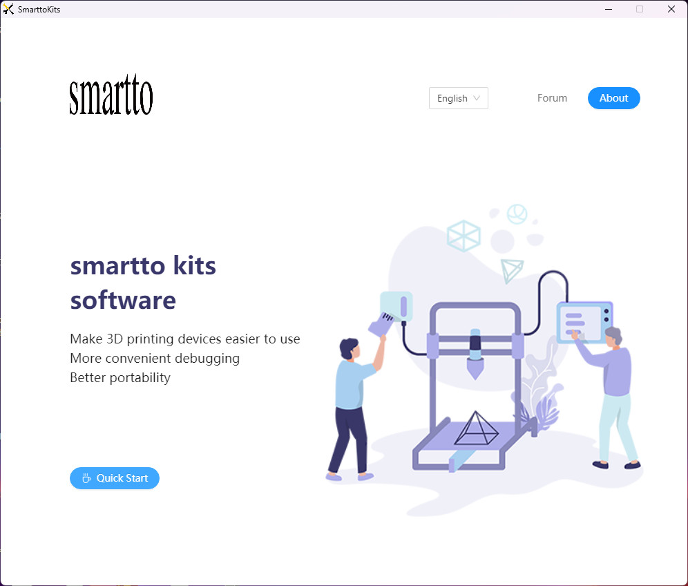 Smartto 3D Printer API Software software Professional Printing Software