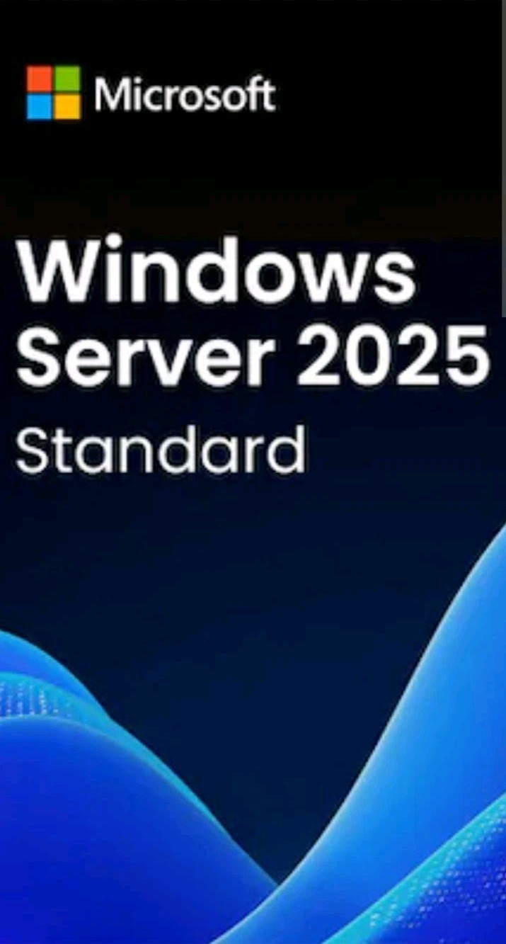 Bad HDD w/Windows Server 2025 Standard 16-CORE -Bonus 50 RDS Remote Desktop CALS