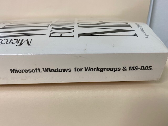 Microsoft Windows For Workgroups & MS-DOS Including Floppy Disks & Product ID