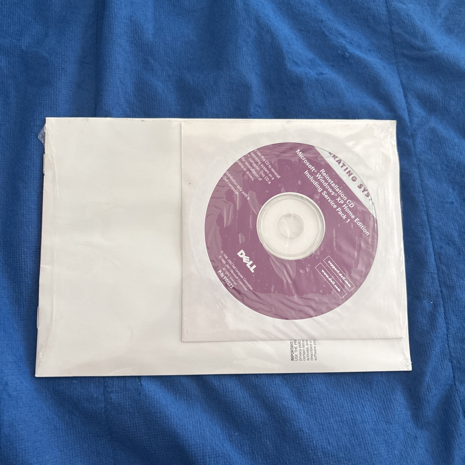 Microsoft Windows XP Home Edition for Dell PC 2002-PC Only- New