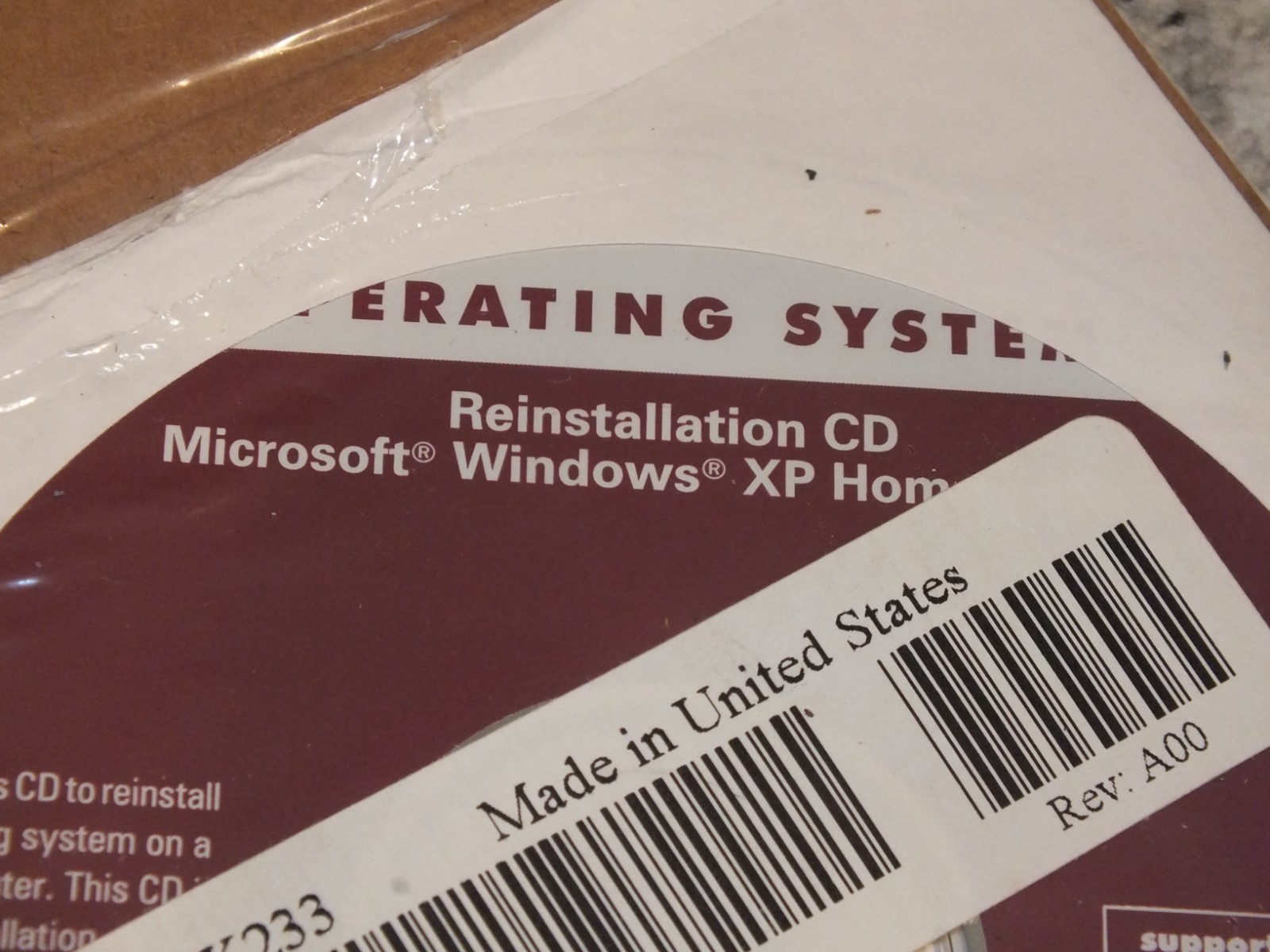 Vintage Microsoft Windows XP Home Edition Dell – Version 2002 – Factory Sealed