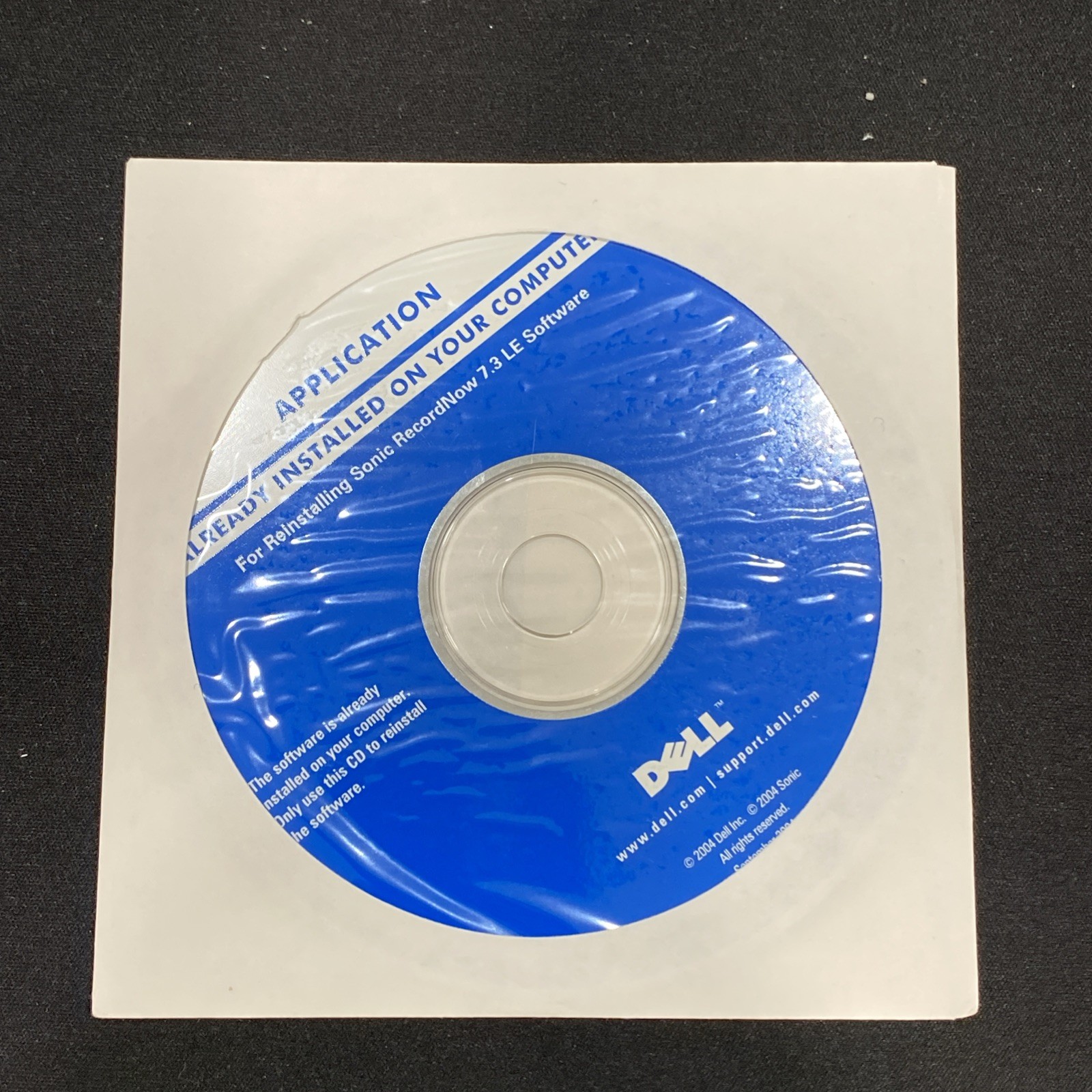 Dell Windows Application Sonic RecordNow 7.3 LE Software SEALED Disc Program OEM